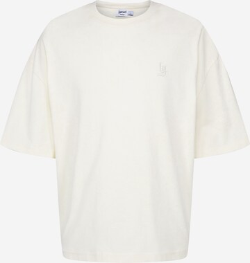 T-Shirt 'Vanilla Saturn' LYCATI exclusive for ABOUT YOU en blanc : devant