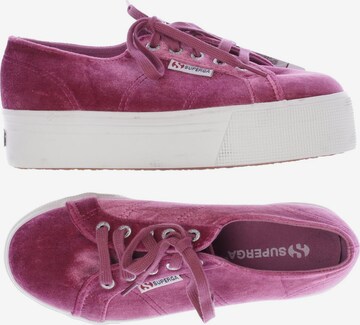 SUPERGA Flats & Loafers in 36 in Pink: front