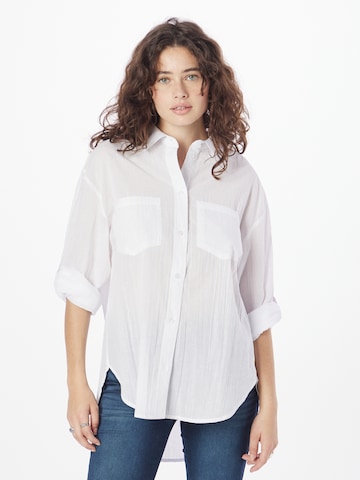 Hailys - Blusa 'Kaia' en blanco: frente