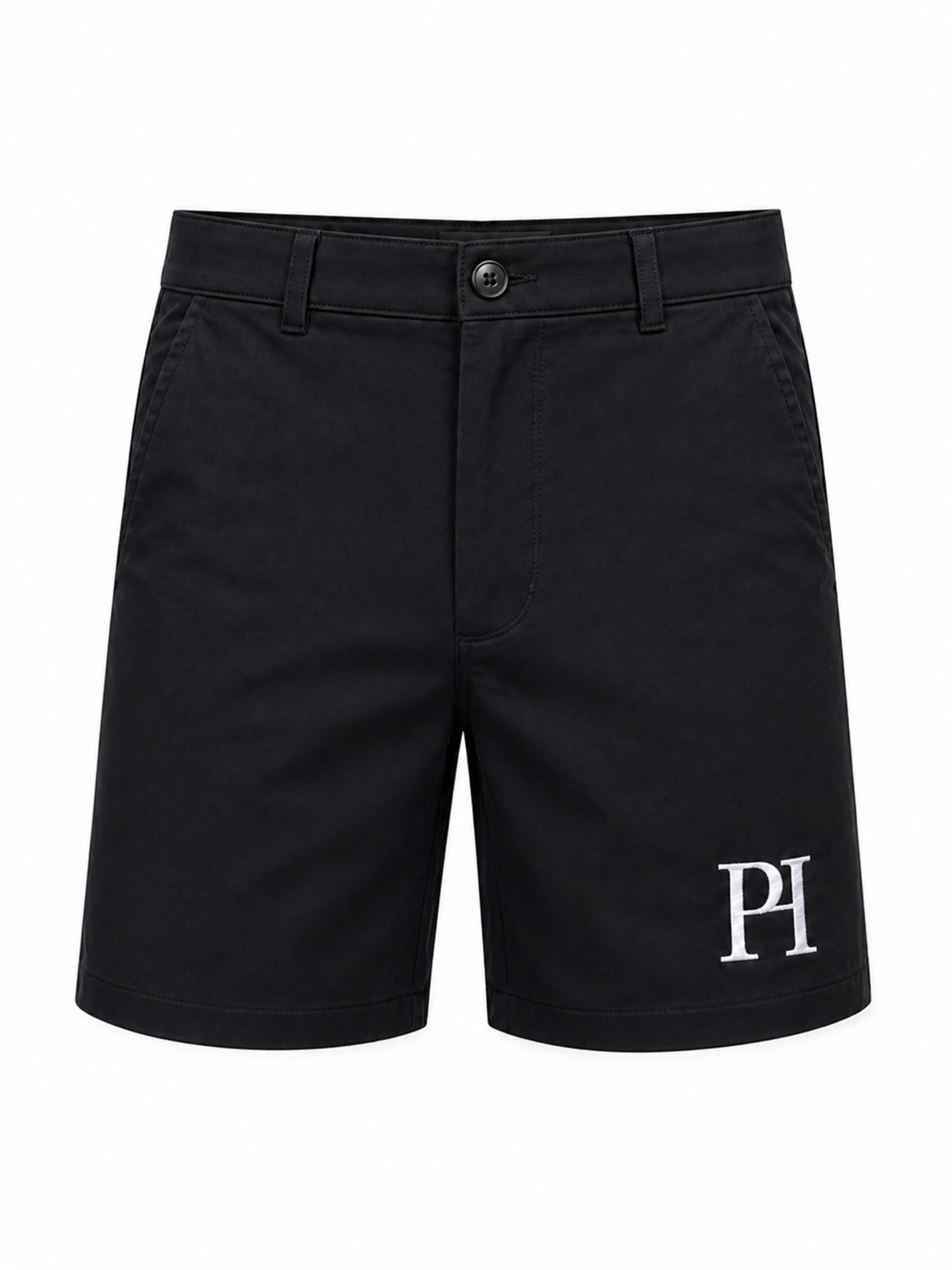 PADIJO - regular Pantalón chino en negro: frente
