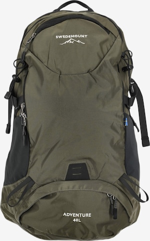 SWEDEMOUNT Sports backpack 'Adventure 40L' in Green: front