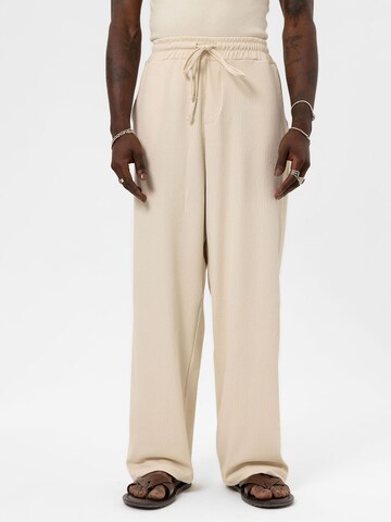 Loosefit Pantaloni 'Golden Alexander' di VAMOS CLO in beige: frontale