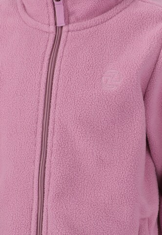 ZigZag Athletic Fleece Jacket 'Zap' in Purple