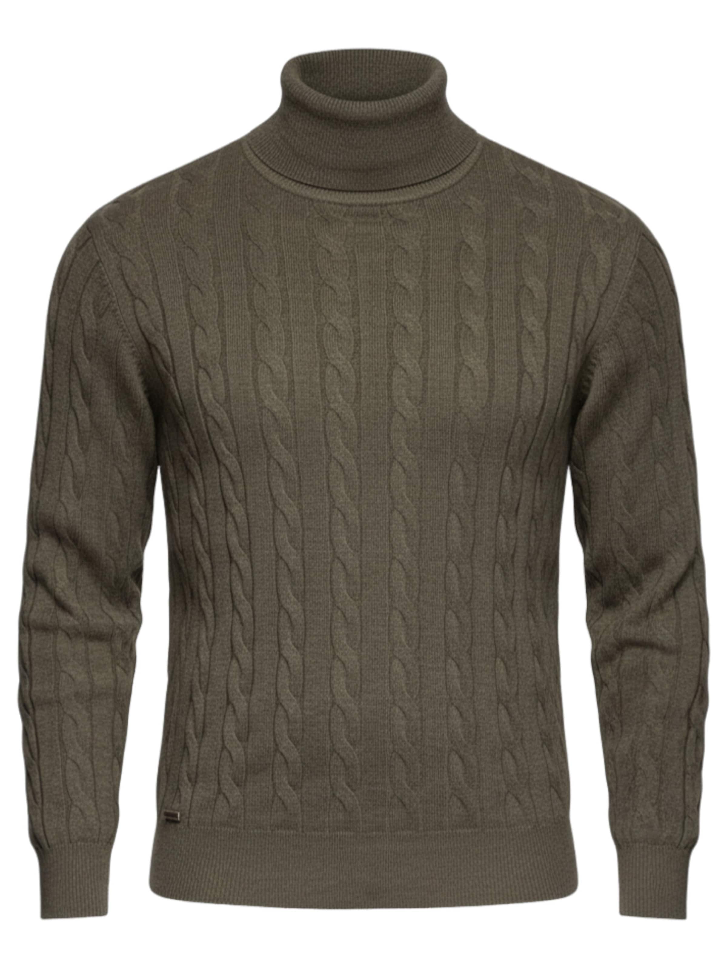 Pull-over Ombre en vert : devant