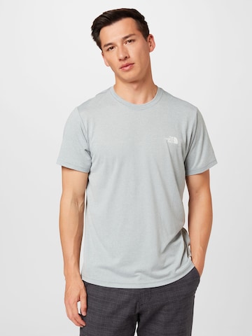 THE NORTH FACE - Ajuste regular Camiseta funcional 'Reaxion Amp' en gris: frente