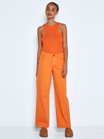 Noisy May Petite Bootcut Jeans 'Manda' i orange