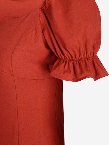 Trendyol Petite Šaty – červená