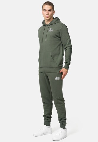 LONSDALE Tapered Sports trousers 'Eriboll' in Green