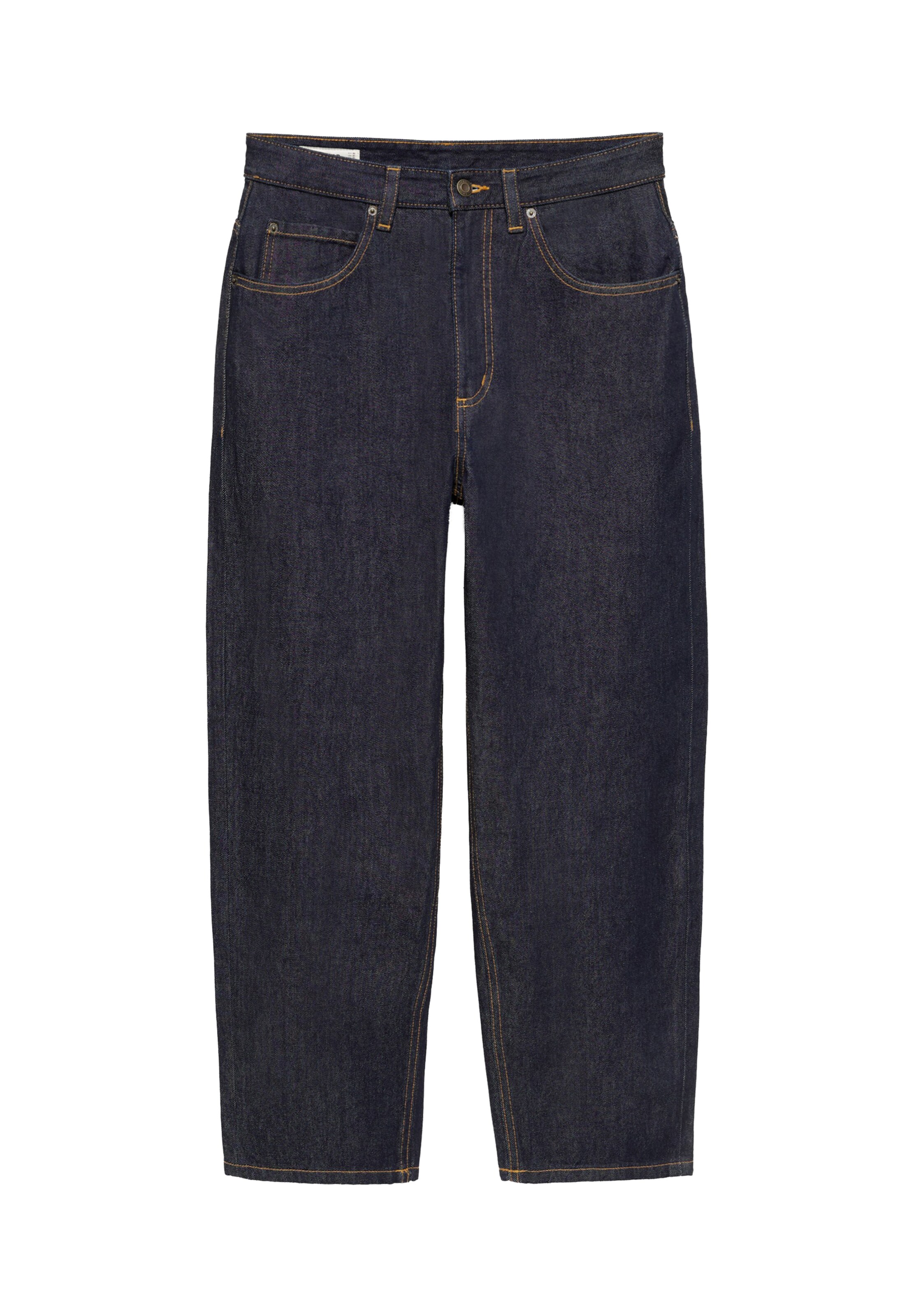 Jeans de la Pull&Bear pe albastru: față