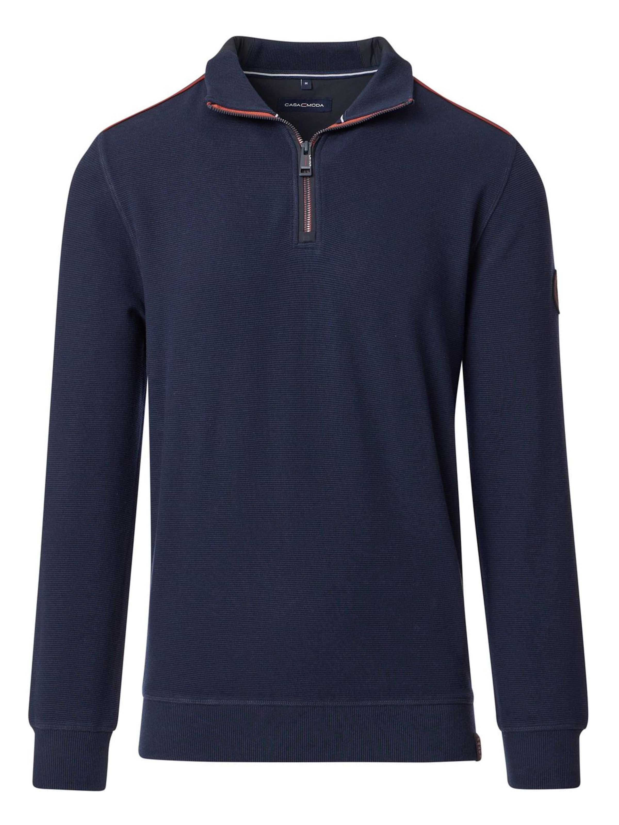 CASA MODA Sweatshirt in Blauw: voorkant