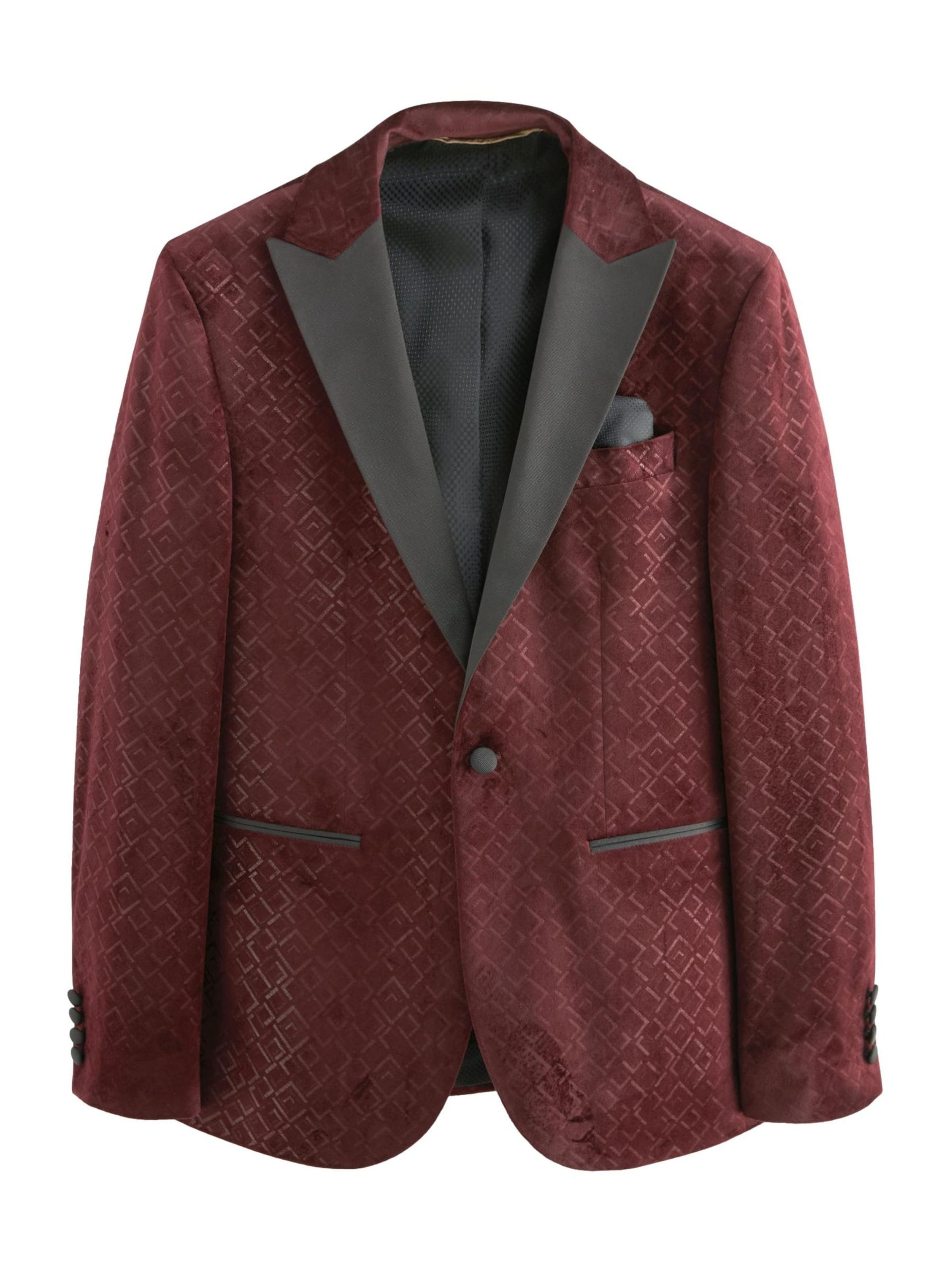 raudona Next Standartinis modelis Klasikinis švarkas: priekis