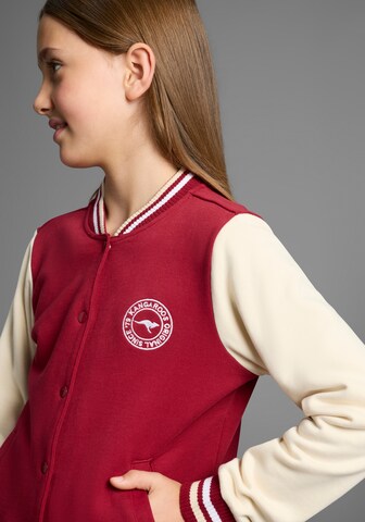 KangaROOS Zip-Up Hoodie in Red