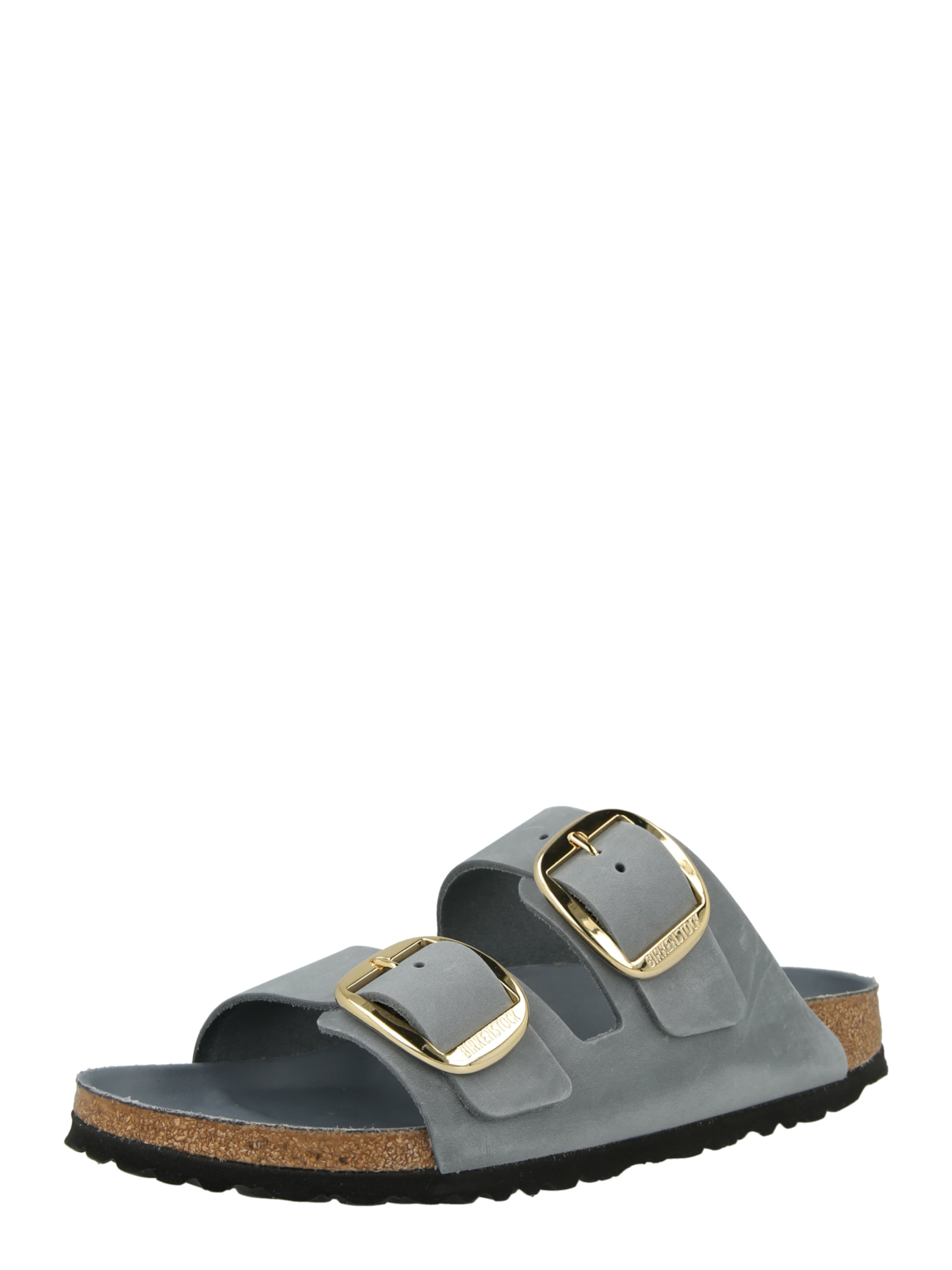 BIRKENSTOCK - Zapatos abiertos 'Arizona LEOI' en gris: frente