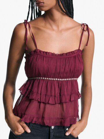 Bershka Top in Rot