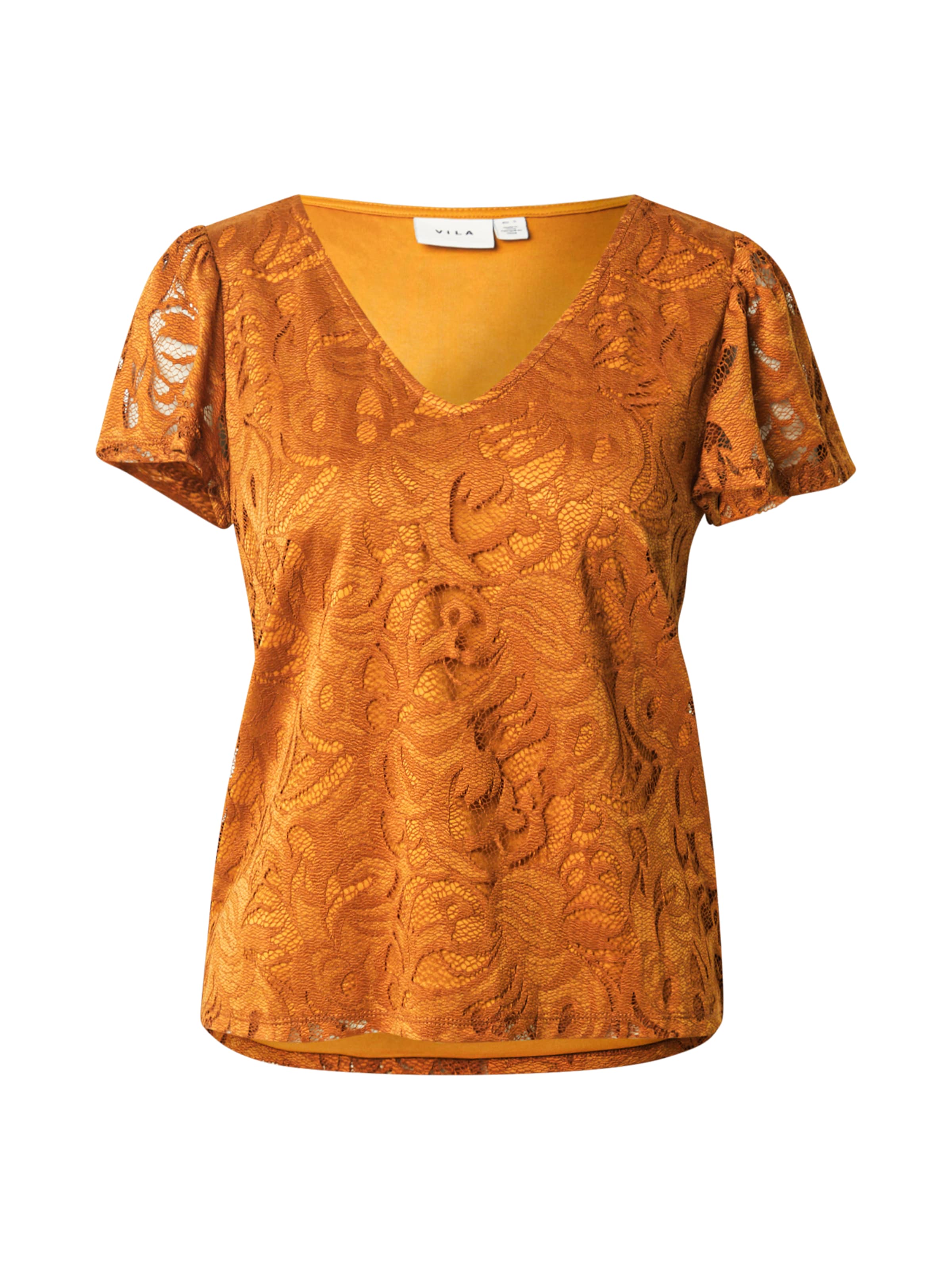 VILA Bluse 'VIStasia' in Braun: Vorderseite