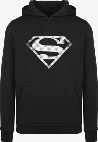 F4NT4STIC Sweatshirt 'DC Comics Superman Spot' in Zwart: voorkant