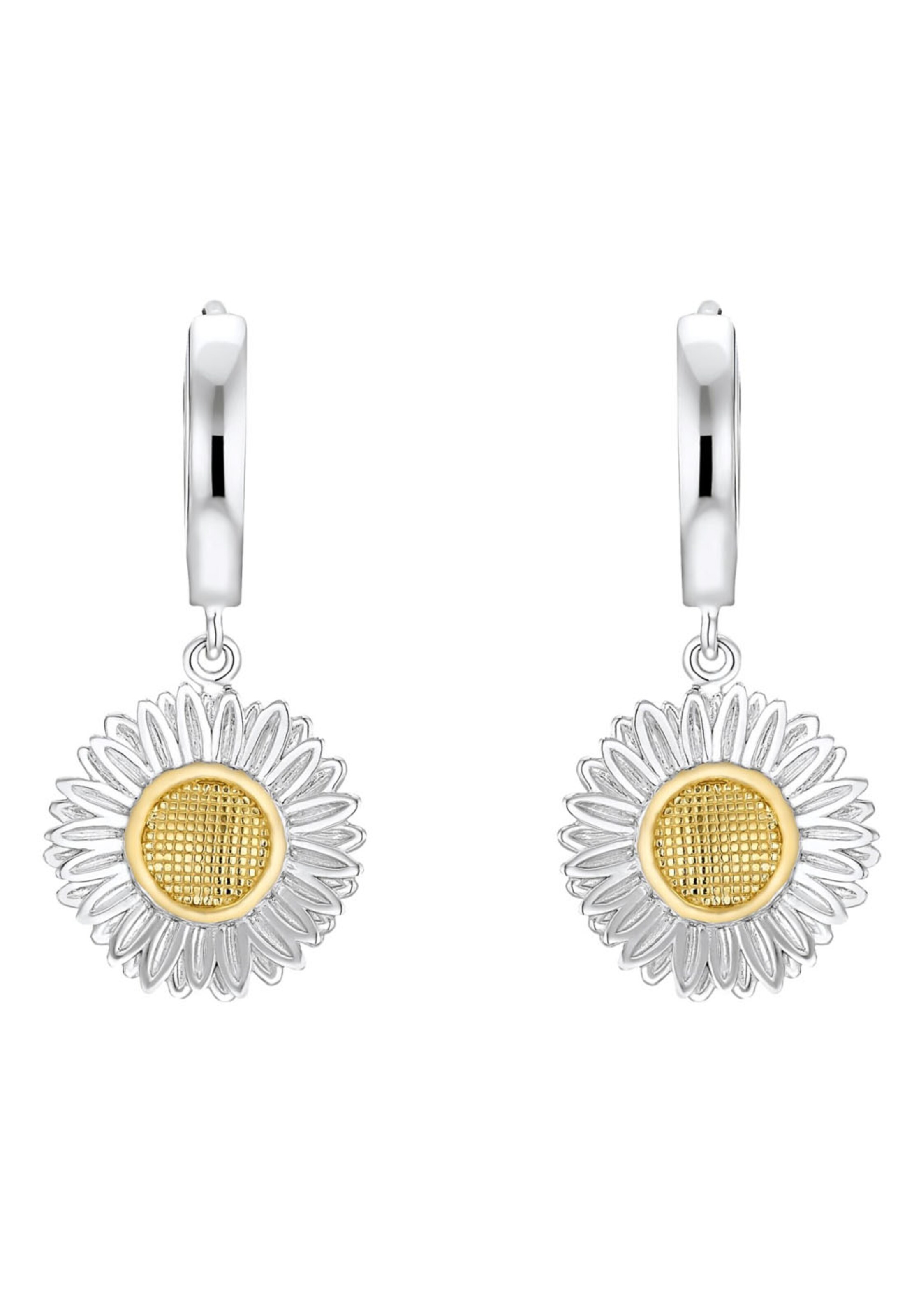 AMOR Earrings in Silver: front