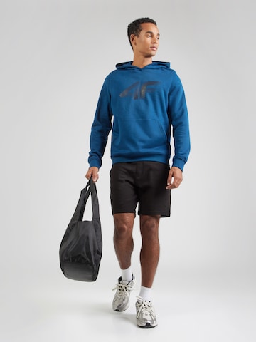 Hanorac sport de la 4F pe albastru