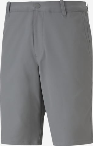 PUMA Regular Workout Pants 'Dealer 10' in Grey: front