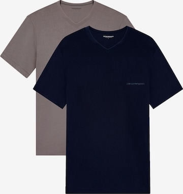 T-Shirt Emporio Armani en bleu : devant