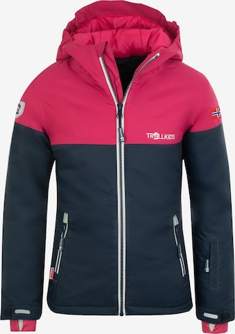 TROLLKIDS Winter Jacket in Blue: front