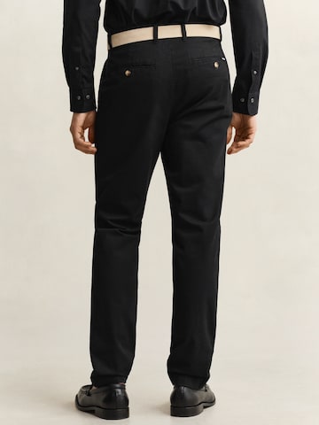 Coupe slim Pantalon chino 'CLASSIC' GANT en noir