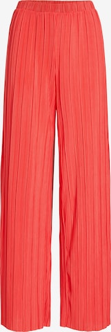 VILA Housut 'VIPLISA' värissä punainen: etupuoli