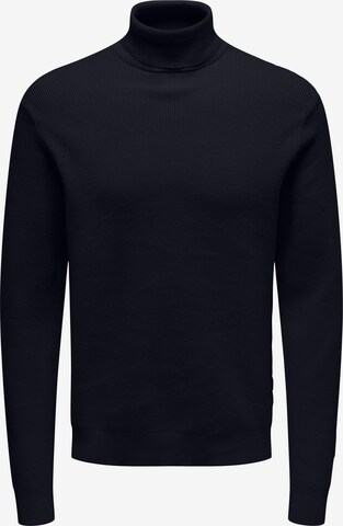 Only & Sons Sweater 'Phil' in Blue: front