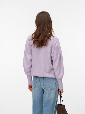 VERO MODA Kardigan 'VMLEA' – fialová
