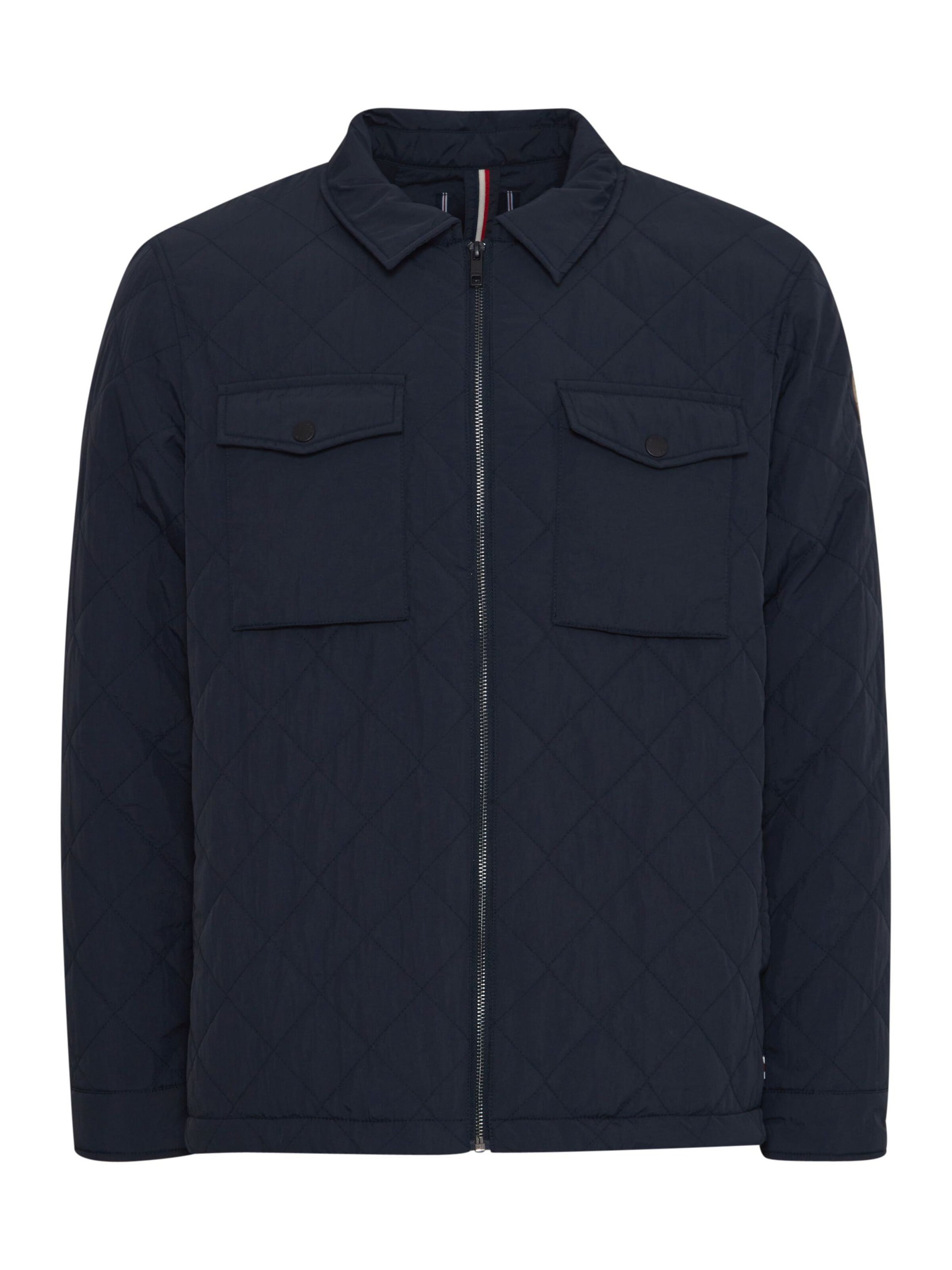 FQ1924 Between-season jacket 'Jacob' in Blue: front