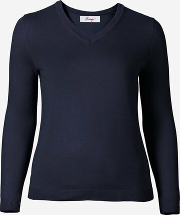 SHEEGO Sweater in Blue: front