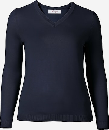 SHEEGO - Pullover em azul: frente