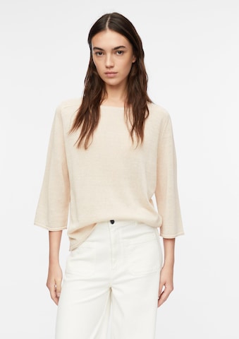 Pull-over COMMA en beige : devant