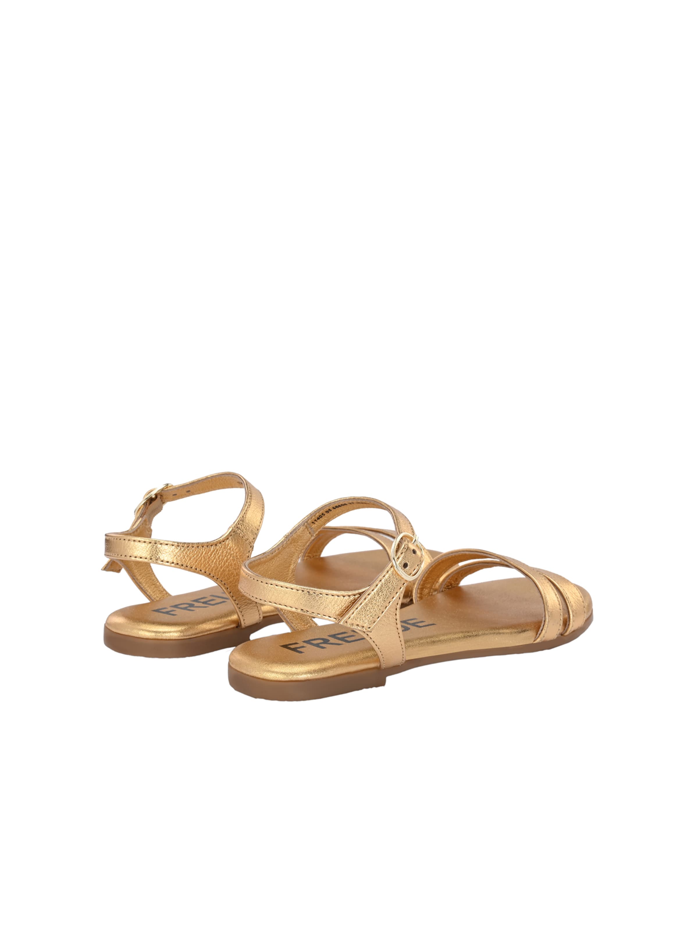 FREUDE Sandalen met riem 'Asti' in Goud