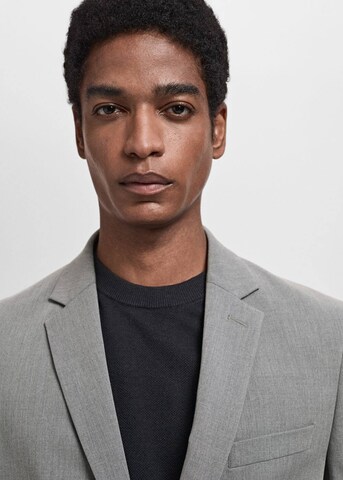 MANGO MAN Regular Fit Sakko 'Paris' in Grau