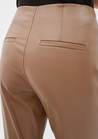 s.Oliver BLACK LABEL Boot cut Pants in Brown