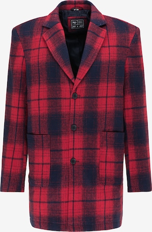 MO Between-Seasons Coat in Red: front