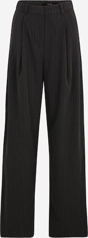 Vero Moda TallWide Leg/ Široke nogavice Hlače s naborima 'VMSILJE' - siva boja: prednji dio