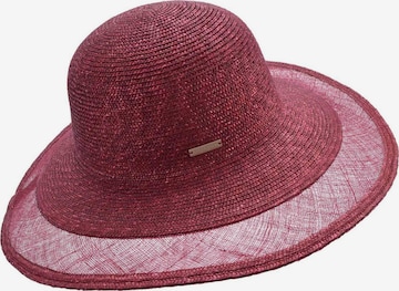 Seeberger Hat 'Hut' in Red: front