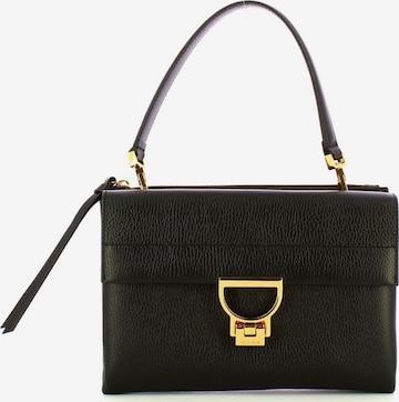 Coccinelle Schoudertas 'Arlettis Handbag Grained Leather' in Zwart: voorkant