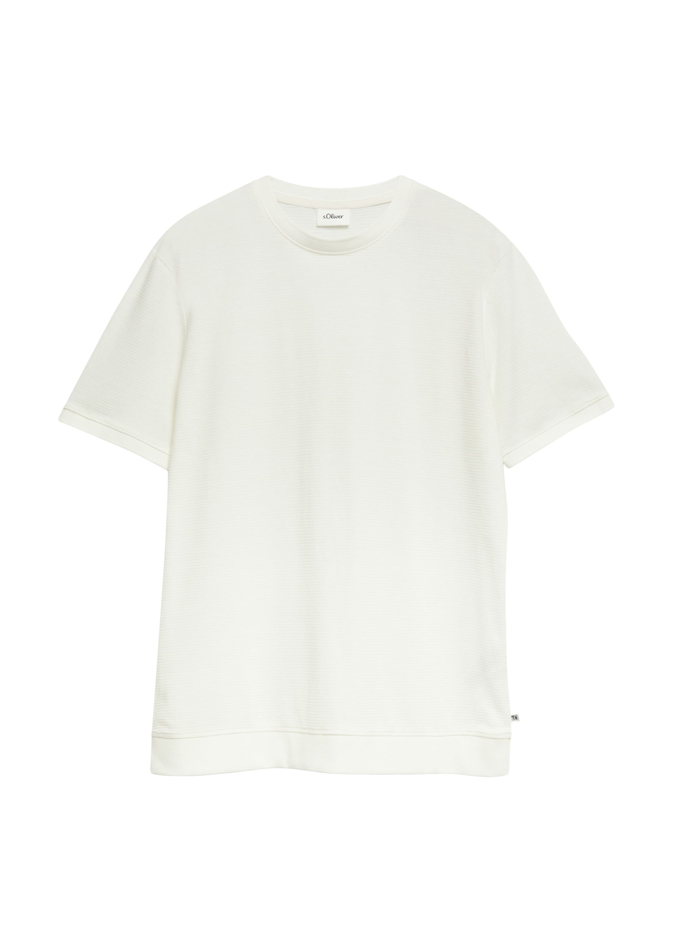 s.Oliver T-Shirt in Beige: Vorderseite
