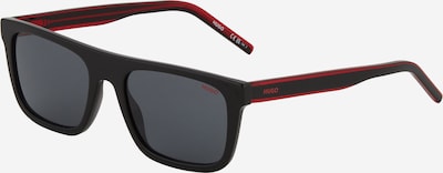 HUGO Sonnenbrille in rot / schwarz, Produktansicht