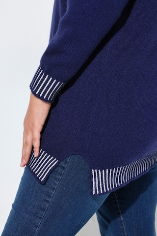 MIAMODA Sweater in Blue