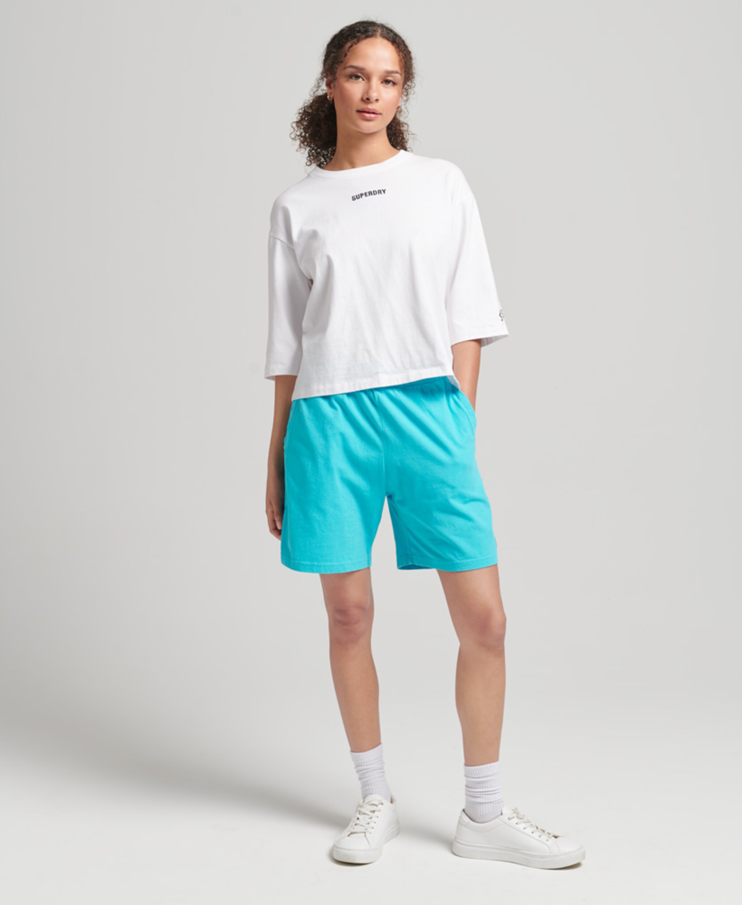 Frauen Sportarten Superdry Sporthose 'Code Essential' in Blau - JR55108 Frauen Sportarten Superdry Sporthose 'Code Essential' in Blau - JR55108