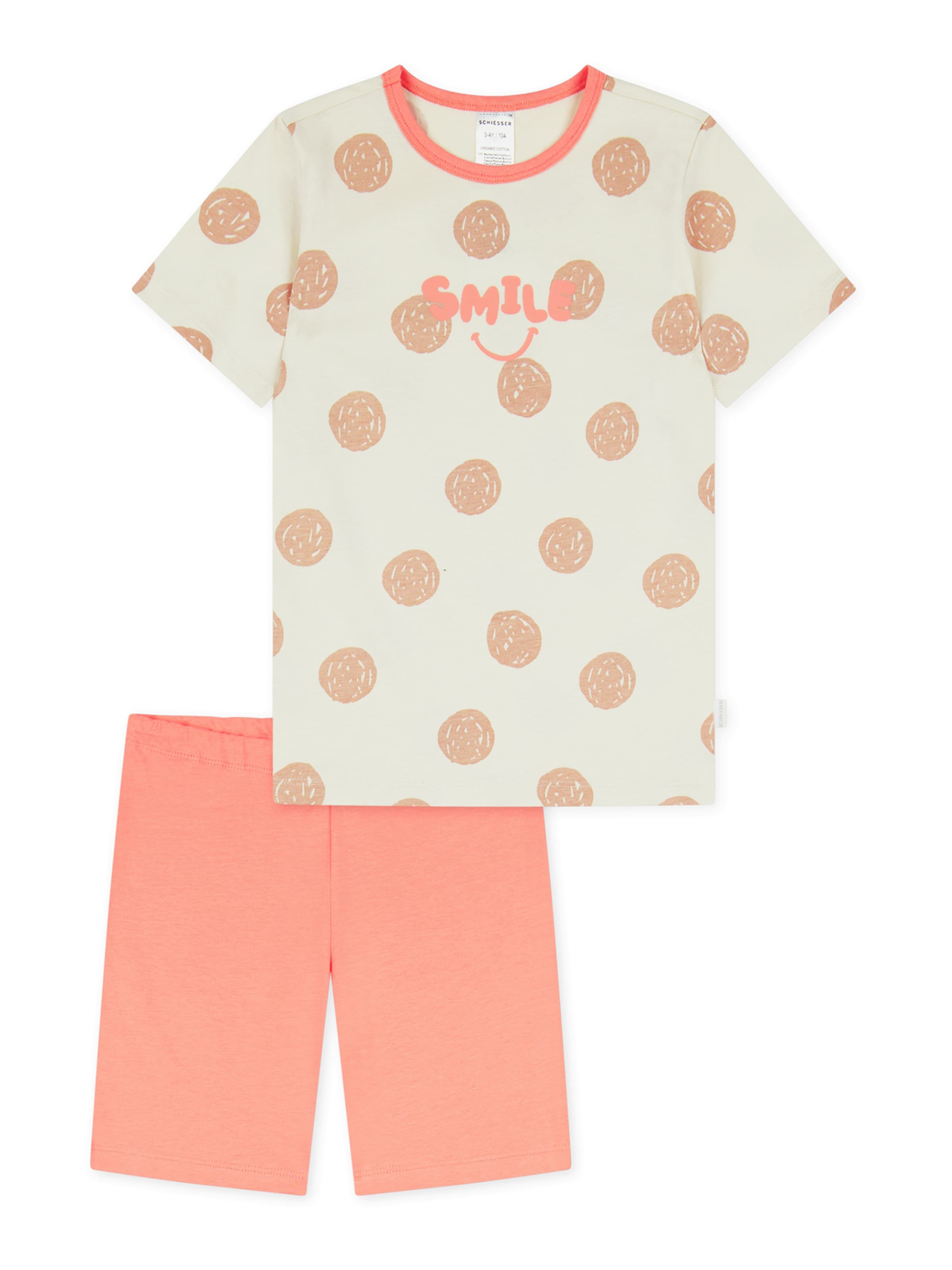 SCHIESSER Schlafanzug in Orange: Vorderseite
