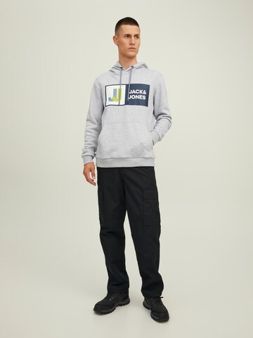 JACK & JONES Sweatshirt 'Logan' in Grau