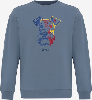 Sweat-shirt Williot en bleu : devant