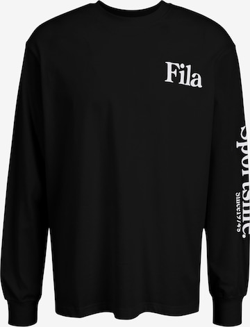 FILATehnička sportska majica 'LAON' - crna boja: prednji dio