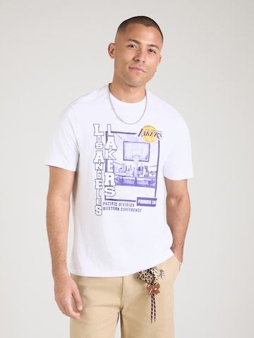 NEW ERA Tričko 'NBA LOSLAK' - Biela: predná strana