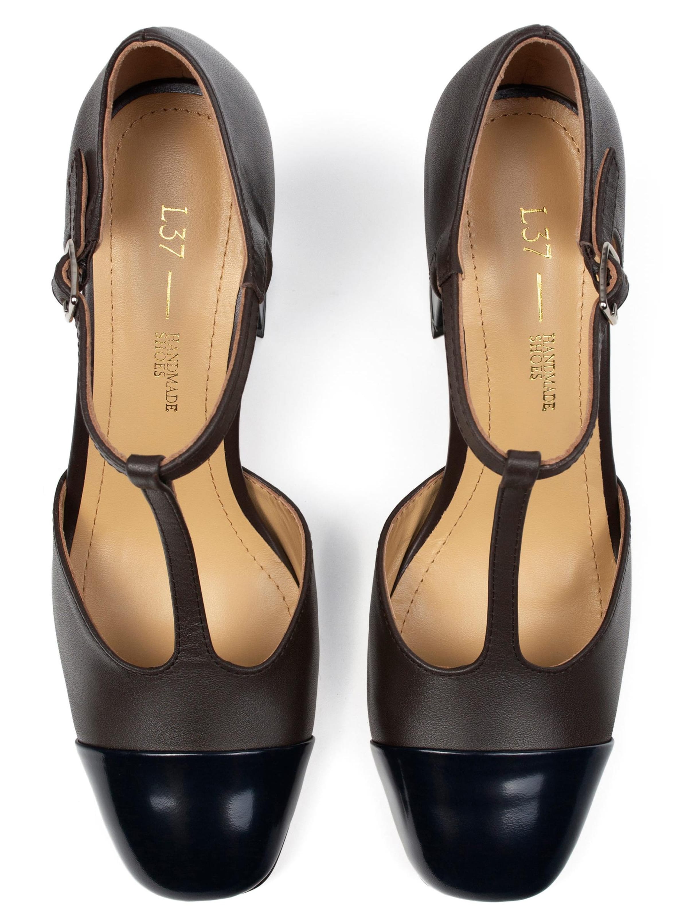 L37 HANDMADE SHOES Pumps 'GALACTIC NIGHT'‌‌‌ in Braun